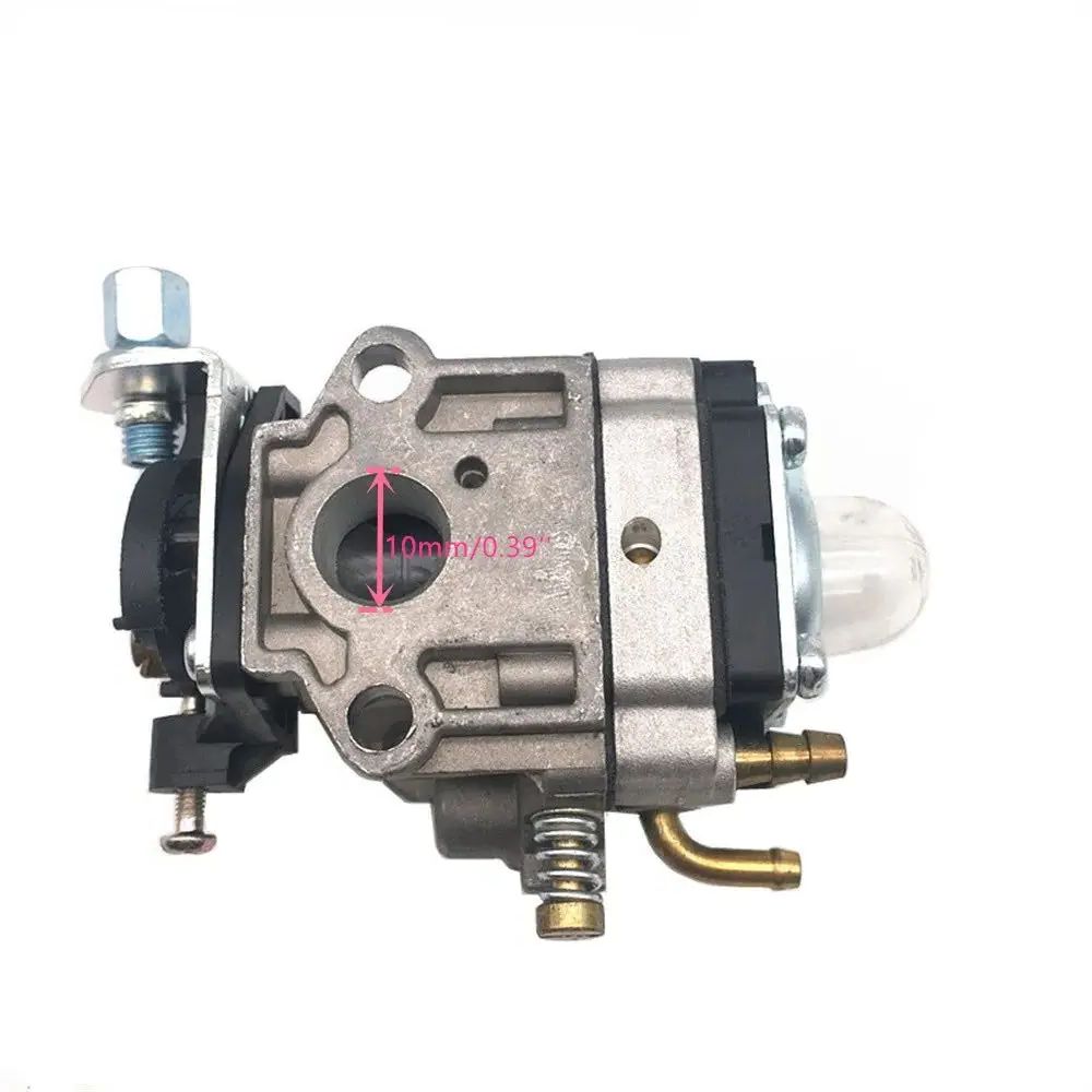 Carburetor 10mm 15mm For Brush Cutter Engine TU26 34F 36F 260 330 For Brushcutter 4c 49cc 52cc Chaaw  Accessories Parts