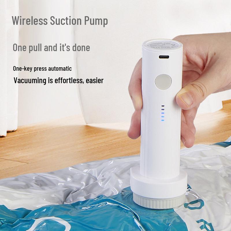 Sacs de Rangement sous Vide Épais avec Pompe à Air Électrique pour Vêtements et Couettes