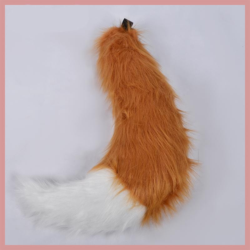 Gorou Cosplay Costume Wig Game   Blue Fox Boy Gorou Cosplay Clothes Tail Pants Wigs Halloween Costumes for Men