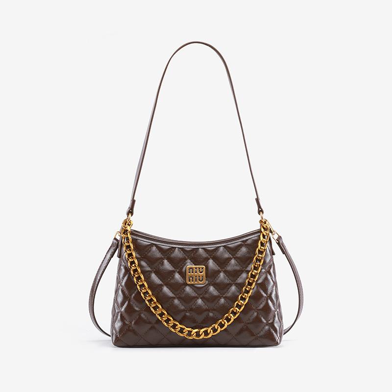 

Light luxury rhombus chain underarm bag large capacity fashion tote bag temperament single shoulder messenger bag