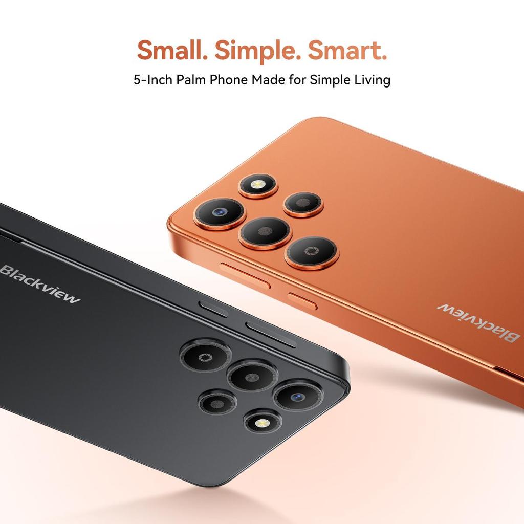 Blackview Smartphone Wave 2C Android 16, 12 GB de RAM + 32 GB de ROM(TF 1TB) Smartphone 3000mAh, Pantalla HD+ de 5", Cámara de 5MP+2MP, Doble SIM/GPS