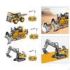 Bulldozer Digger Dumper Truck Remote Control Playset Heavy for Boys Kids