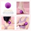 LEEPWEI Foam Myofascial Yoga Trigger Point Massage Set for Beginners and Home Includes Storage Light Pink Roller, Release, Pole, Ball, 4-Piece Use,