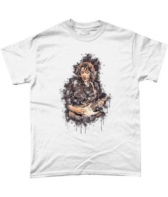 T-shirt Rory Gallagher Tatuaggio Gusto Gioco d'Ombra Blues