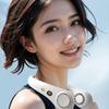 Portable Smart Digital Display Neck Fan with Five Speeds and USB Charging