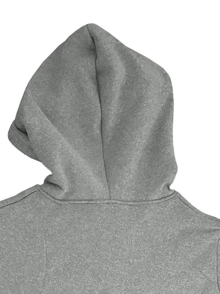 Plus Size Women's Winter Zipper Hoodie Cardigan - Solid Color, Lambswool Lined, US Sizes