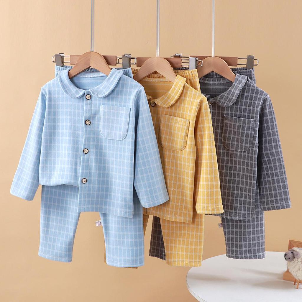 Children's Plaid Fleece Pajama Set - Boys' Loungewear