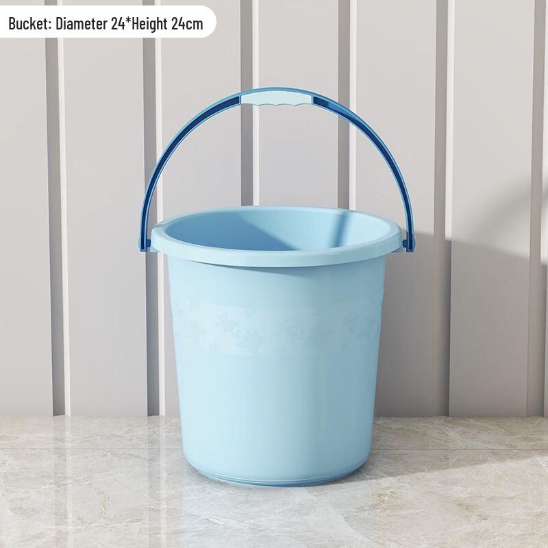 ZISIZ Portable Thickened Plastic Bucket