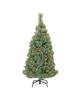 Renoel Nude Christmas Tree with a Beautiful Lifelike Silhouette and Extensive Includes Natural Pine Perfect for Halloween and Nordic Simple Easy