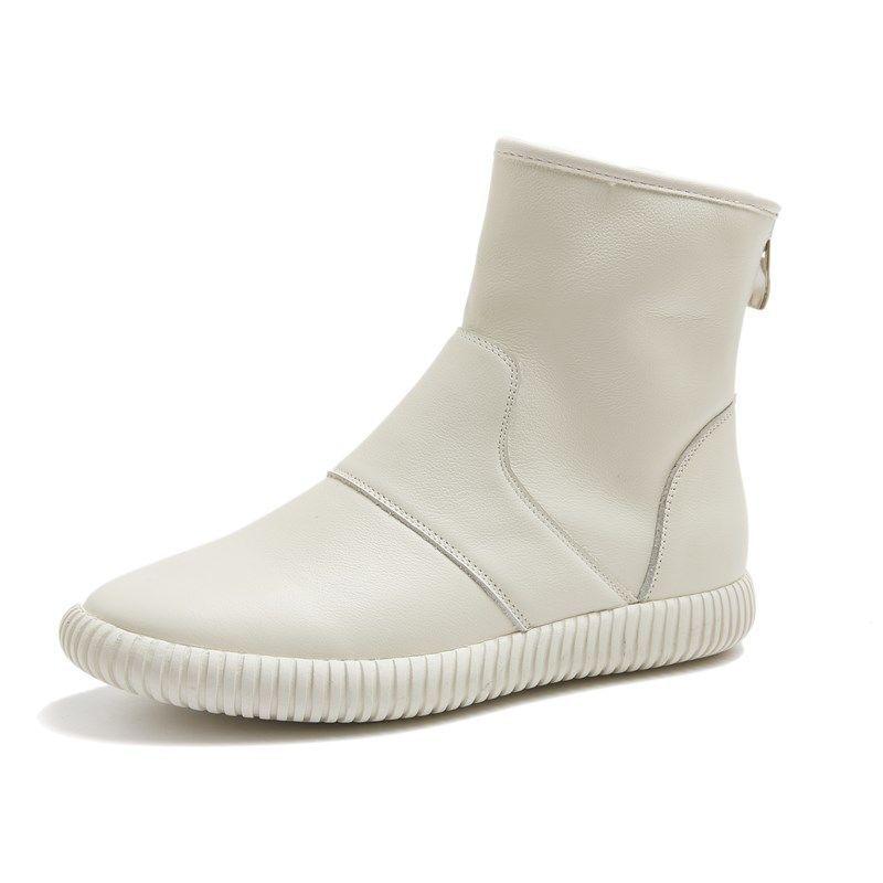 Women's Genuine Soft Leather British-Style Martin Boots - 2025 Collection, Breathable Short Boots for Autumn/Winter and Spring Trends