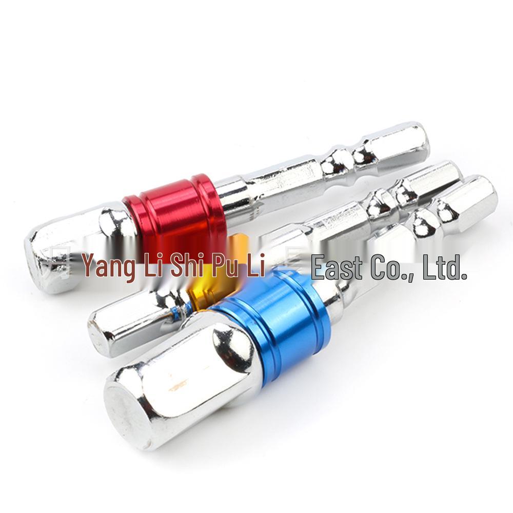 3-Piece Hex Shank Impact Wrench Adapter Set: 1/2, 3/8, & 1/4 Inch Socket for Electric Screwdriver