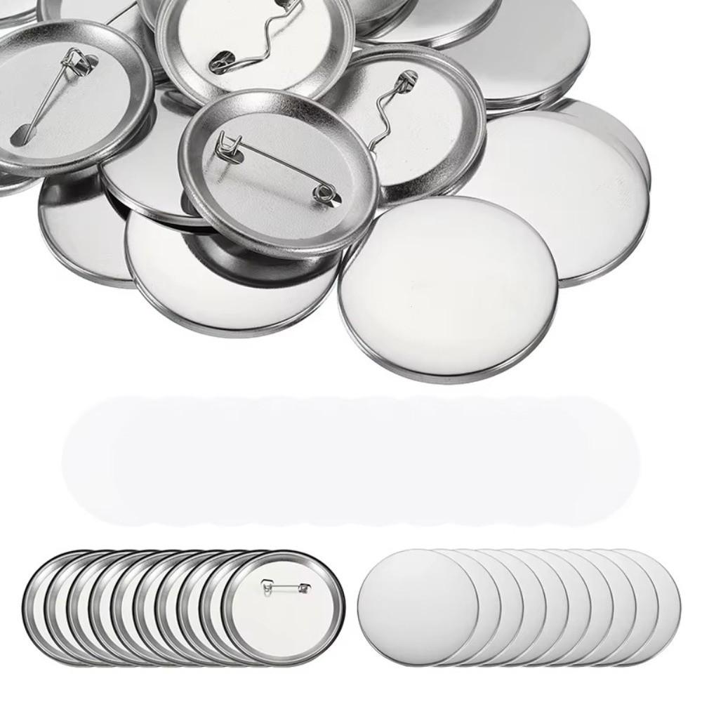 100pcs 25/58mm Metal Brooch Clasps Blank Button Maker Parts Creation Badge Maker  Button Maker