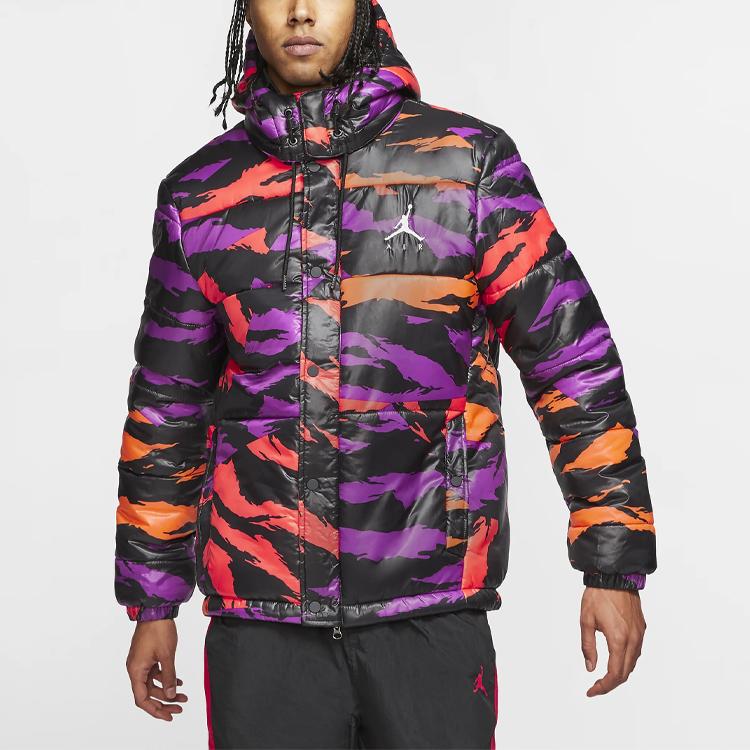 Jordan Short Hooded Jacket Men Outerwear Camouflage BQ5696-551