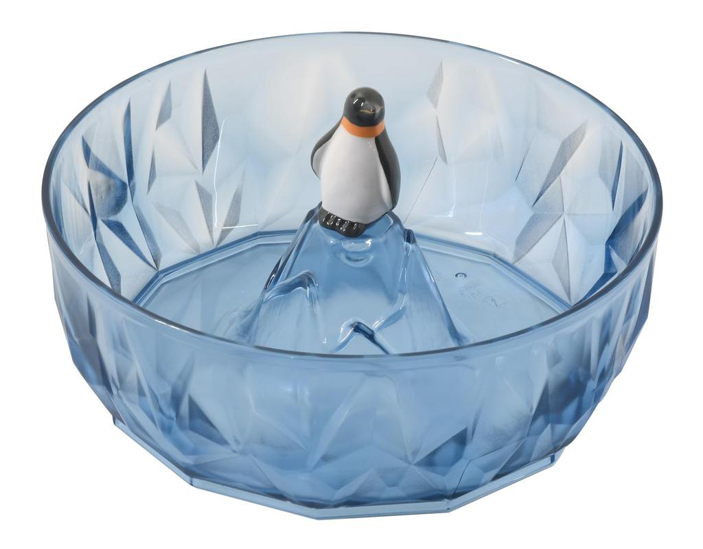 Pearl Metal Somen Bowl with Penguin and Drift Ice D-6798