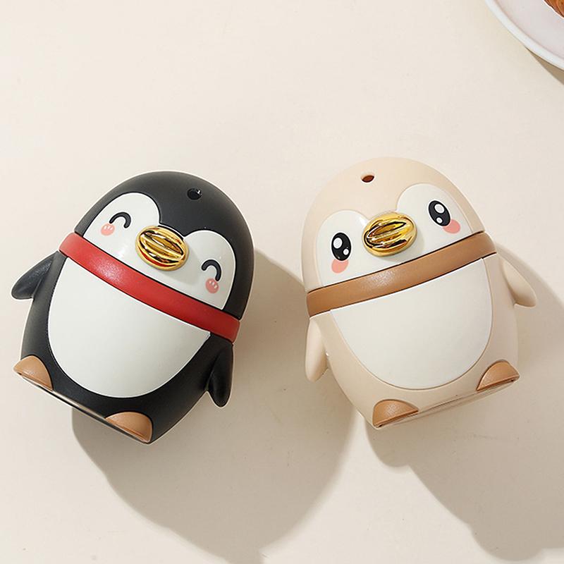 Automatischer Ausstoß-Zahnstocherspender - Niedlicher Pinguin-förmiger tragbarer Zahnstocherhalter Kunststoffgehäuse Erwachsenen Pinguin-Design