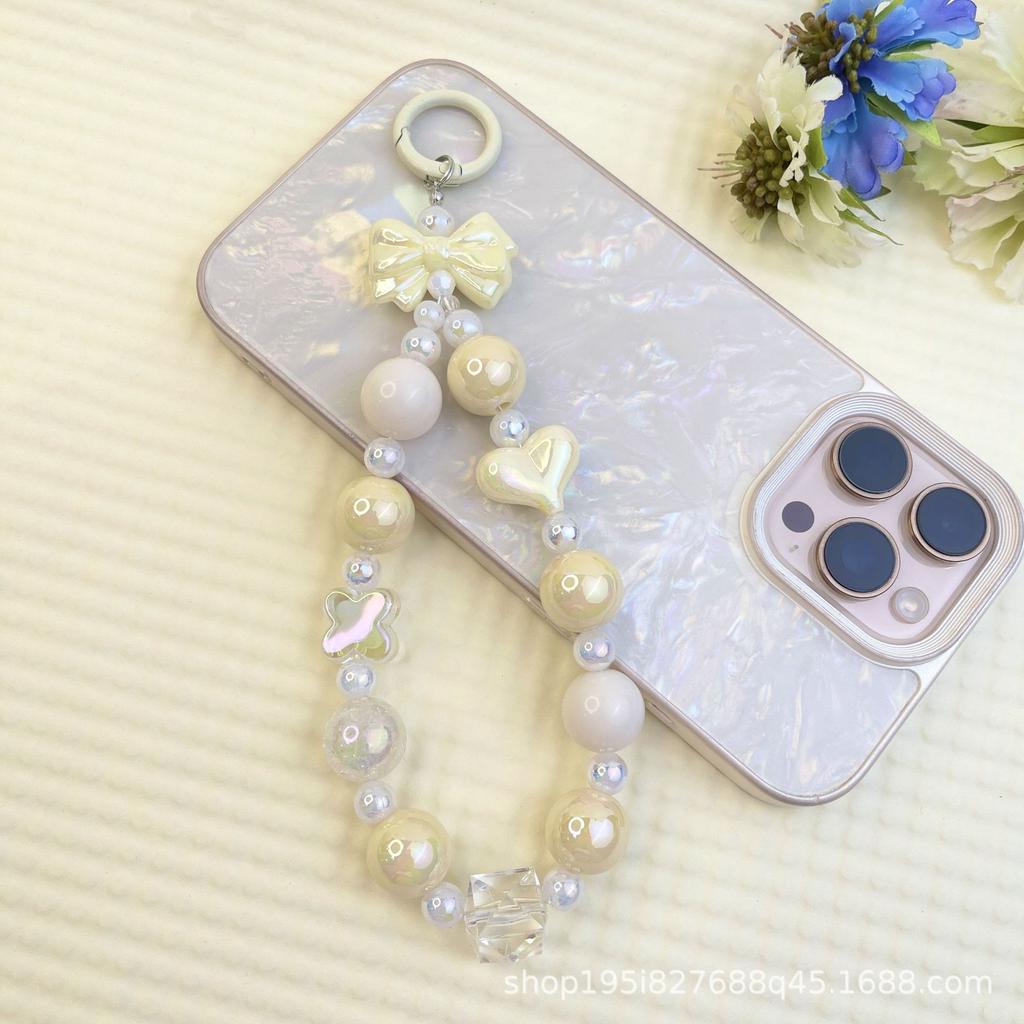 Flocking Wizard Cute Grain Mobile Phone Chain Keychain Bag Doll Pendant Accessories