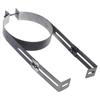 Portable Chimney Pipe Clamps Adjustable Sturdy Stainless Steel Holders for Wall Support Diameter 150 Mm Designs