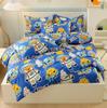 Duvet Cover Set for Double Kids Bed Quilt Cover Comforter Covers with 2pc Pillowcase Pumpkin Rabbit Bedding Set 100% Cotton