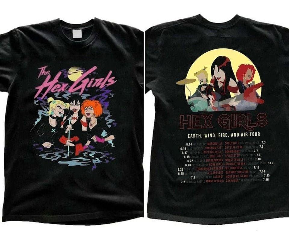The Hex Girls Rock Band Music T-Shirt, The Hex Girls Shirt Unisex T-Shirt XXL