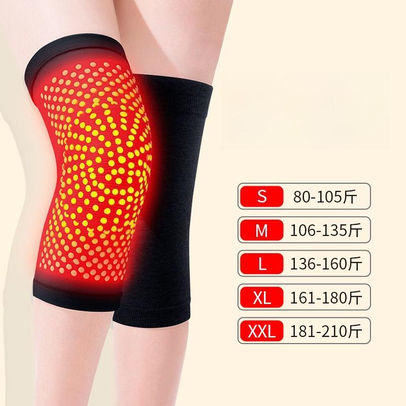 

Самонагревающаяся Поддерживающая Наколенник Наколенник Теплый для Артрита Облегчение Боли в Суставах Восстановление после Травм Пояс Массажер для Колена Грелка для Ног Black Short