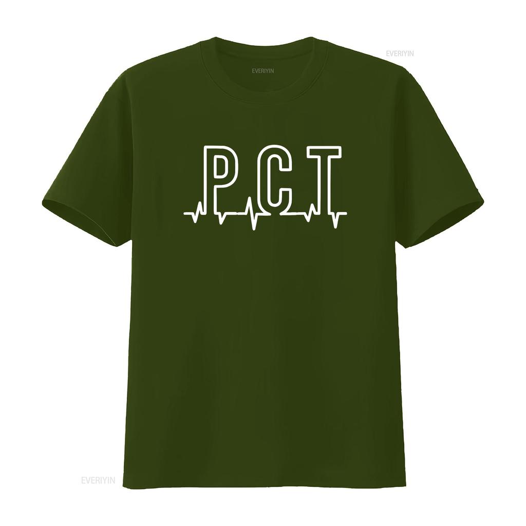PCT Battement de Cœur Assistant Technique de Soins Patientèle T-shirt Santé vintage Lavé Élégant Légèrement graphique Unisexe