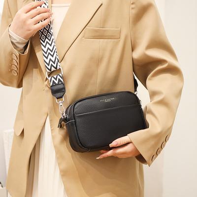 100% echtes Leder Umhängetasche für Frauen Schultertaschen Luxus Designer Handtasche weibliche einfarbig Messenger Tote Sac
