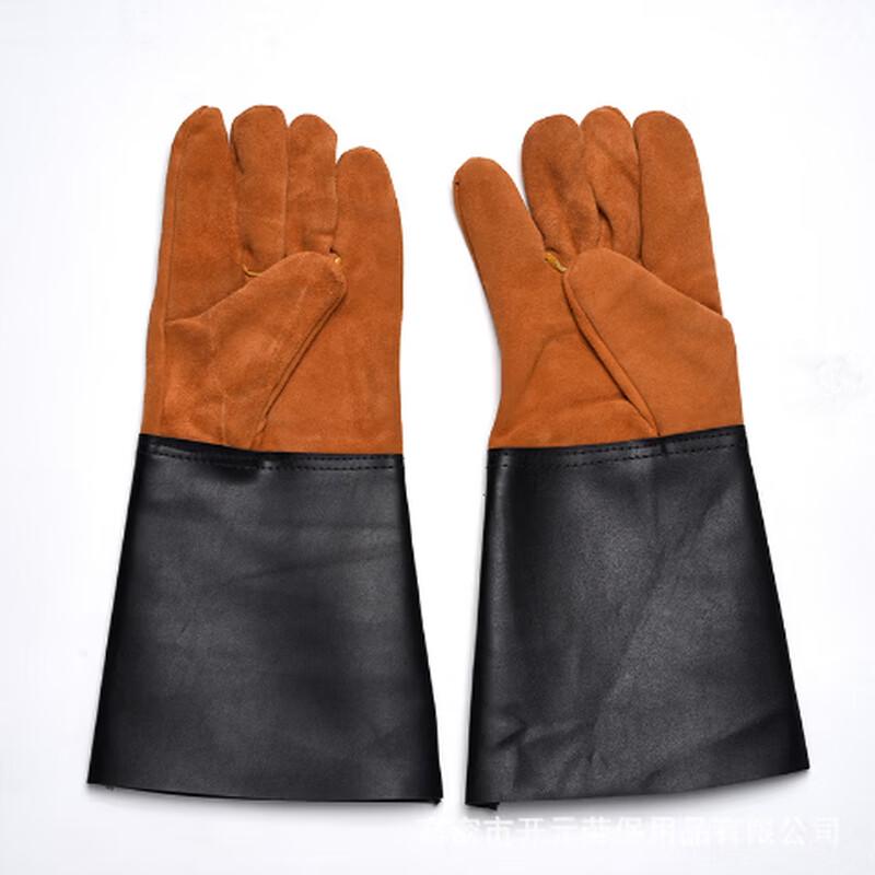 Brangdy Leather Welding Work Gloves One Size