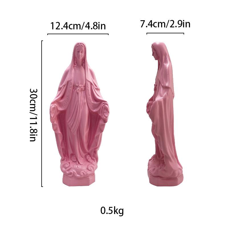 European-Style Multi-color Mexican Figurine: Resin Home Decor Statue for Entryway or Living Room