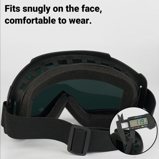 Anti-Fog Full Face Goggle Mask, Detachable 2-in-1 Lawn Mowing Goggles And Welding Mask Impact Resistant Windproof Protective Gear