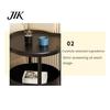 Bedside Coffee Table 2-Tier Flower Shaped Side with Open Storage Shelf Multifunctional Multi-functional Nightstands Living Room Bedroom Office