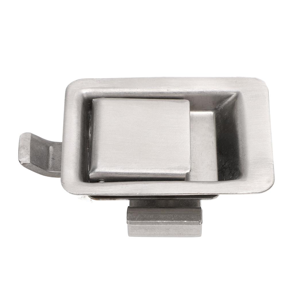55x43mm 2.2x1.7in Tool Box Latch Replacement Paddle Lock Flush Mount Toolbox Latch Handle for Caravan Truck RV