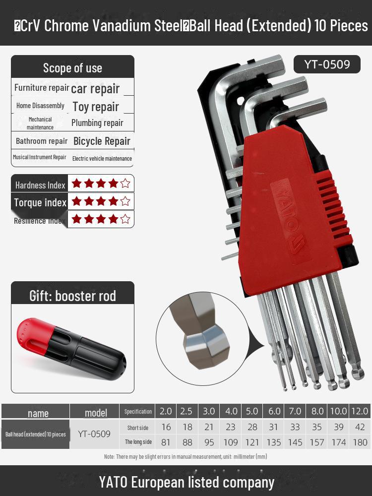 Yiertuo Hexagonal Wrench & Screwdriver Set
