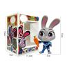 Zootopia Judy Hopps & Nick Wilde Handmade Figure Cute Cartoon Anime PVC Model Toy Collectible Birthday Gift