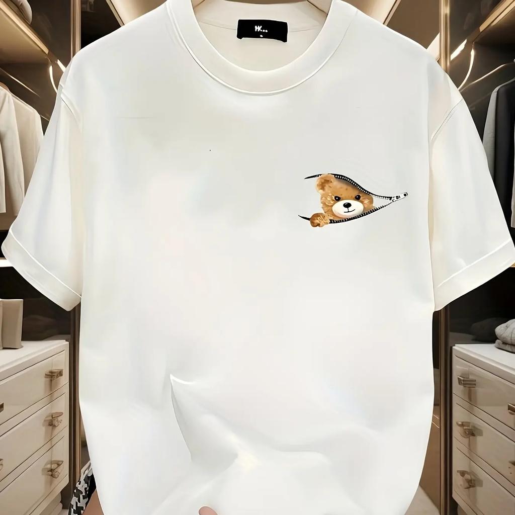 Men's summer fashionable casual loose solid color multi-color optional sports round neck short sleeved T-shirt top