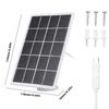 3.3W Solar Panel with 9.8Ft Charging Cable Outdoor Solar Cells Charger Solar Panel Charger Charging for Arlo/Ring/Eufy/Blink