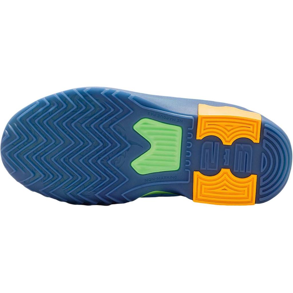 Nike Lebron Witness 9 GS University Blue Kinder Sneaker Mitternachtsblau Limettengrün Schwarz IQ0825-400