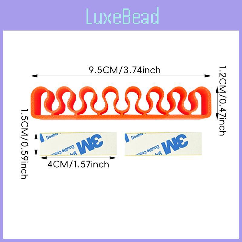 Non Wall Desktop Perforated Adhesive Data Cable Storage Bracket Home For