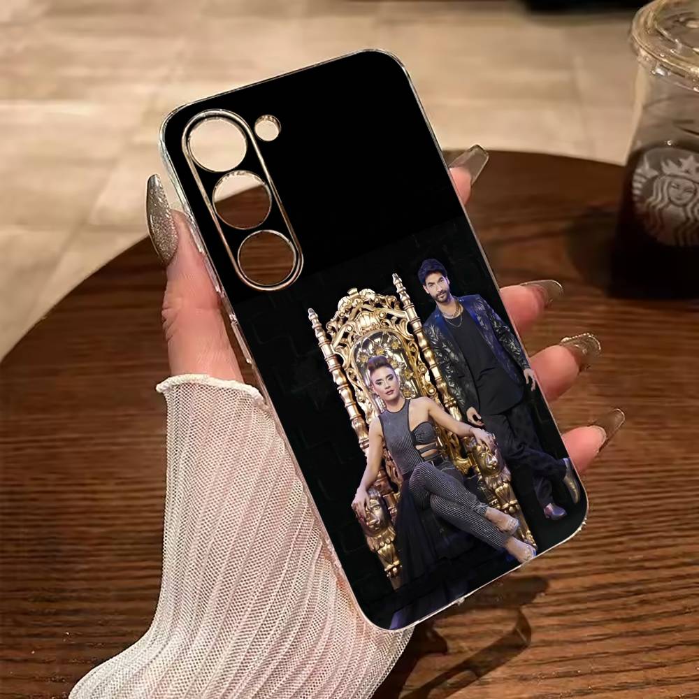 Q-Queen of Flow -La Reina D-Del Flow Clear Phone Case for Samsung Galaxy A71, A70, A52, A51, A40, A30