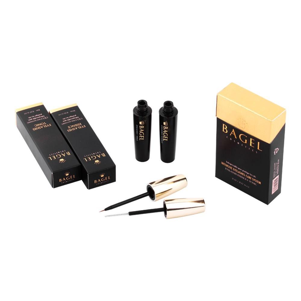 Bagel Eyelash Nutrient Tonic Essence 2-Piece Set Eyelash Serum, 18ml, 1 piece