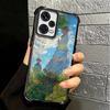 Claude Monet Oil Painting Plating Phone Case For Xiaomi Redmi Note 14 15 Pro Plus 13 12 11 11S 11T 10 9S 9 5G Anti-Fall Airabag