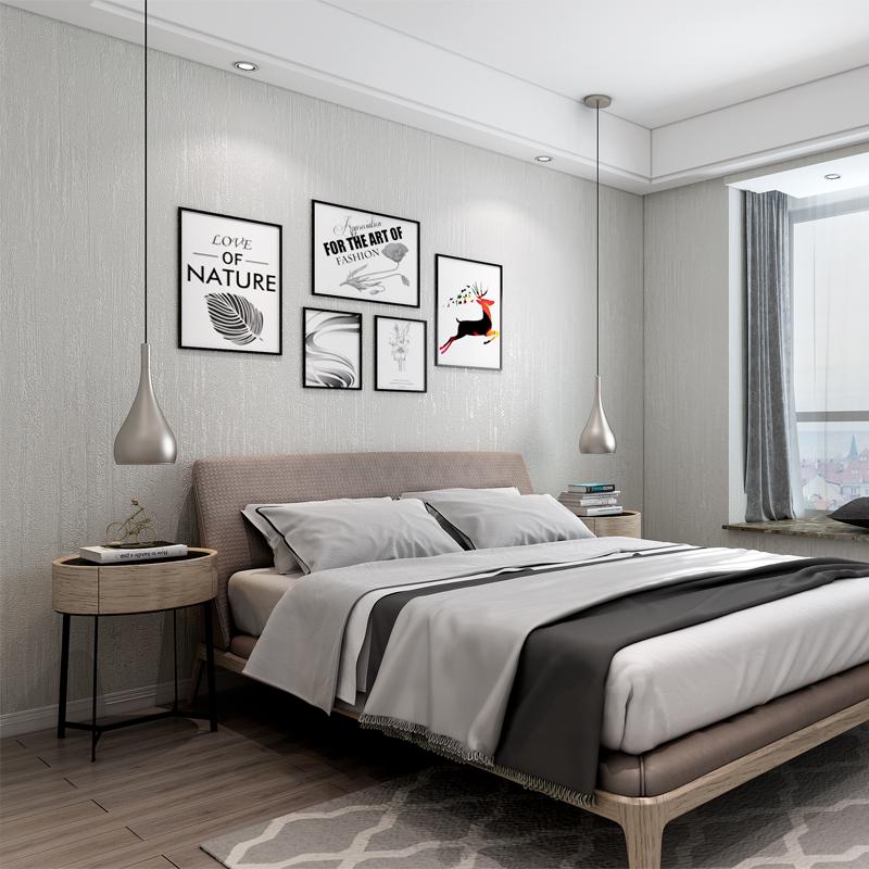 White Gray Solid Color Diatom Mud 3D Non-woven Wallpaper For Walls Modern Living Room Bedroom Wall Decoration Wall Paper Rolls