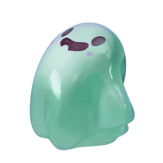 Glow in The Dark Mini Ghost Figures with Box Luminous Small Resin Ghost Figurine Miniature Ghost Garden Decor for Halloween Party Favors