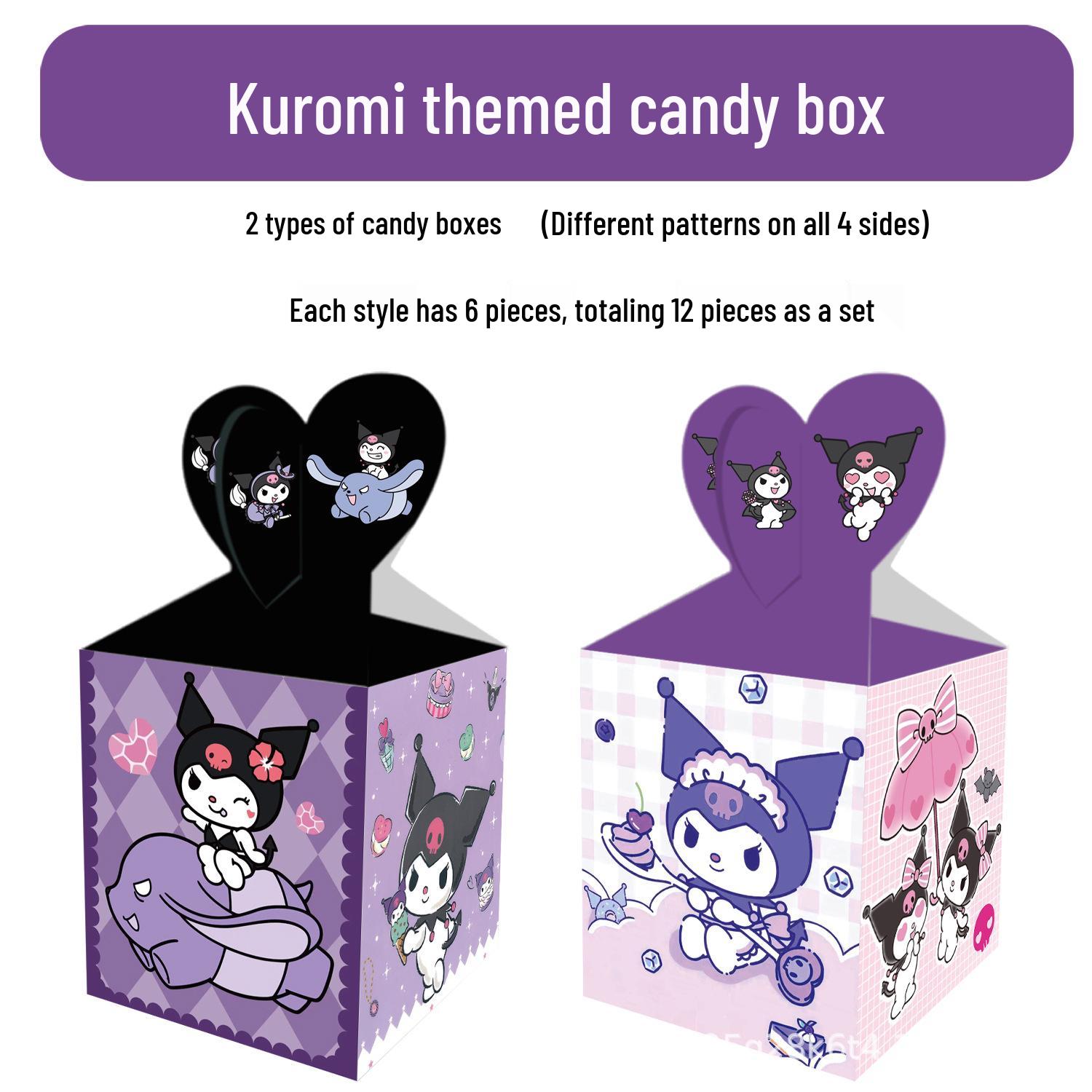 Kuromi 2 Theme Birthday Party Candy Gift Box