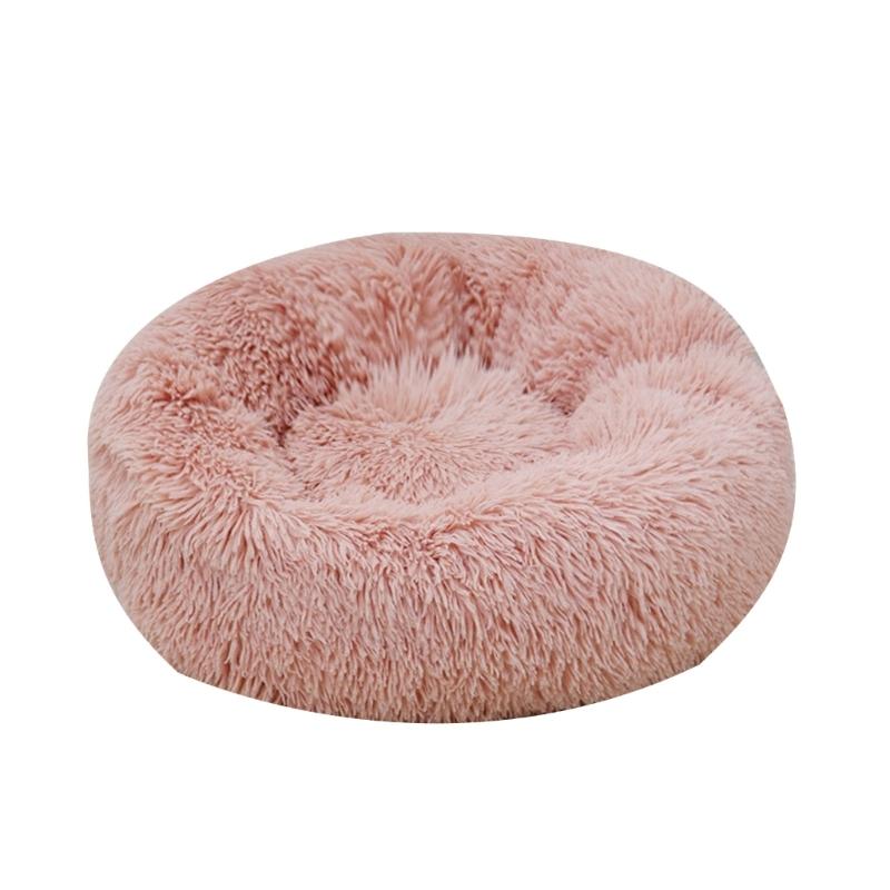 Cat Bed for Indoor Cat Winter Soft Round Sofa Bed Handmade for Small Kitten