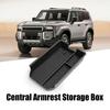 Car Storage Box for Toyota Land Cruiser Prado 2024 Land Cruiser LC250 Center Console Organizer Armrest Storage Box Armrest Insert Tray Organizer