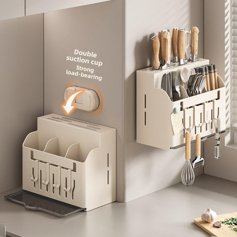 Multifunctional Kitchen Utensil Rack Wall-Mounted Draining Rack  Kitchen Accessories