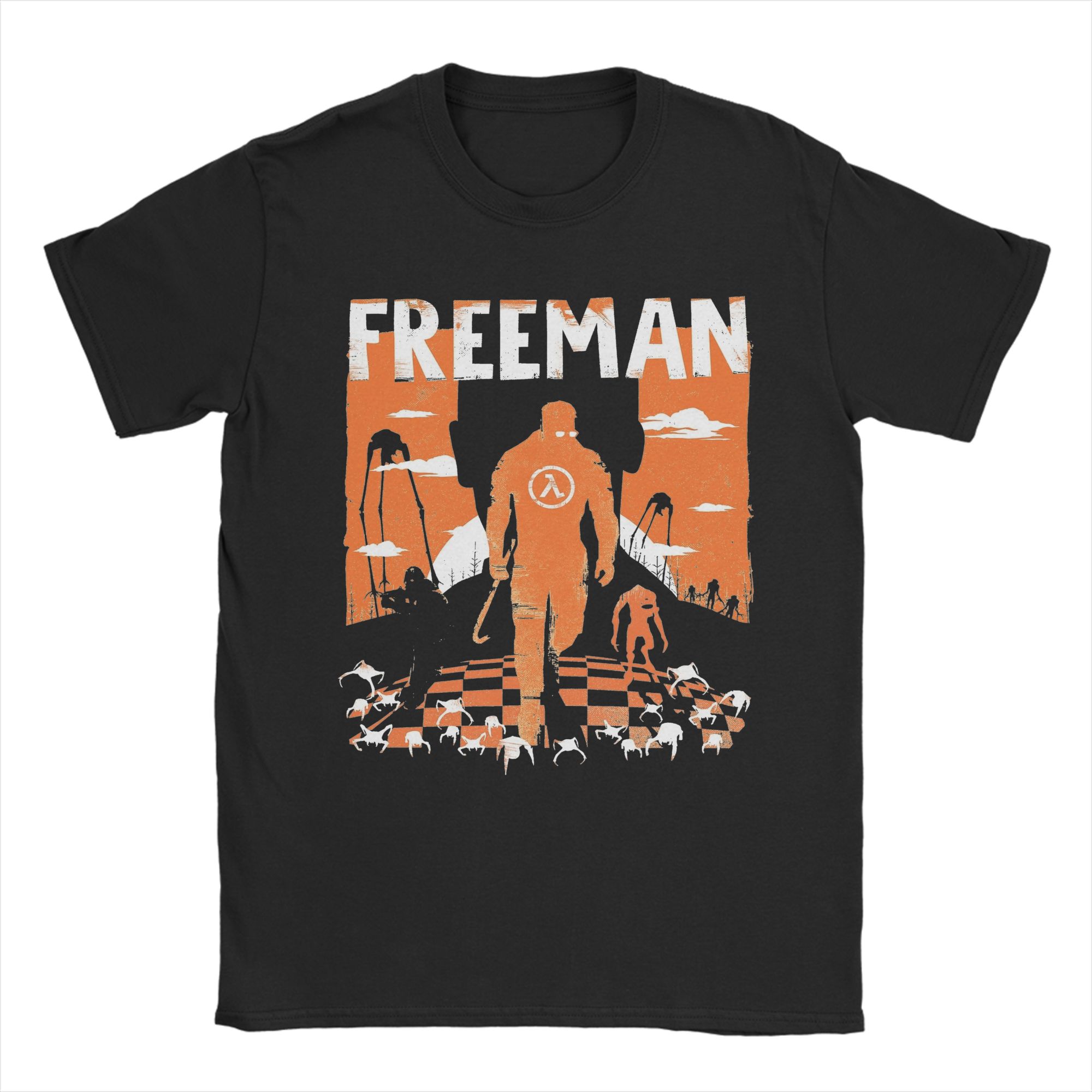 

Half Life Video Games TShirts Men Women Creative Cotton Tee Shirt O Neck Short Sleeve T Shirt Clothing L