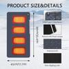 3-speed Heating Chair Heating Pad USB Powered Cordless Portable Camping Seat Warmer Heating Pad For Home Office Outdoor