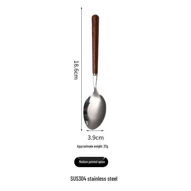 Premium 304 Stainless Steel Dessert & Soup Spoon Set
