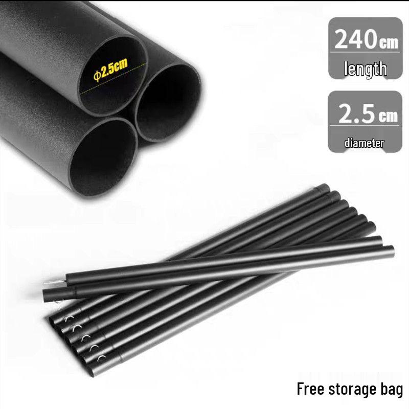 Heavy-Duty Outdoor Tent Support Iron Canopy Poles for Camping